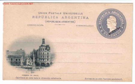 Postales: REPUBLICA ARGENTINA , AVENIDA DE MAYO - Foto 1