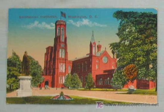 Postales: TARJETA POSTAL WASHINGTON, D.C.. Smithsonian Institution. - Foto 1