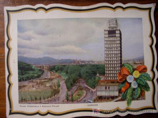 Postales: Plaza venezuela y Edificio Polar (Caracas) - Foto 1