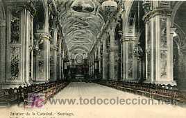 Postales: POSTAL DE CHILE  SANTIAGO, INTERIOR DE LA CATEDRAL - Foto 1