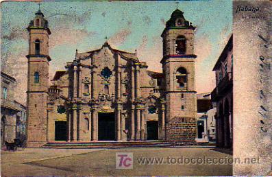 Postales: CUBA. HABANA. LA CATEDRAL. - Foto 1