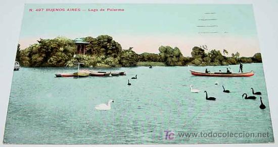Postcards: ANTIGUA POSTAL DE BUENOS AIRES - ARGENTINA - AVENIDA SARMIENTO - CIRCULADA.