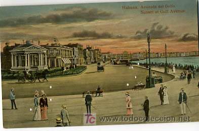 Cartoline: HABANA,   AVENIDA DEL GOLFO,                   P13655