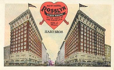 Postales: 7-1375. Postal New Hotel Rosslyn (Los Angeles)