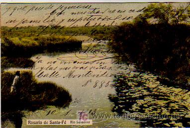 Postales: ARGENTINA. ROSARIO. SANTA F&Eacute;. R&Iacute;O SALADILLO.