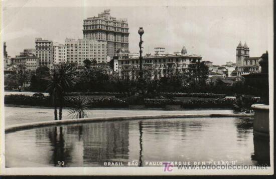 Postkarten: SAO PAULO, PARQUE DON PEDRO II 90. BRASIL