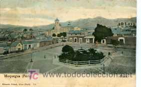 Postales: POSTAL DE PERU MOQUEGUA LA PLAZA - Foto 1