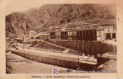 Postales: MENDOZA. HOTEL BALNEARIO. TERMAS DE CACHEUTA. - Foto 1