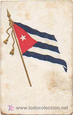 Postales: BANDERA DE CUBA. - Foto 1