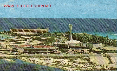Postales: VISTA AEREA DE CENTRO DE CONVENCIONES EN CANCUN - Foto 1