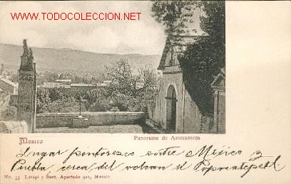 Postales: MEXICO, PANORAMA DE AMECAMECA - Foto 1