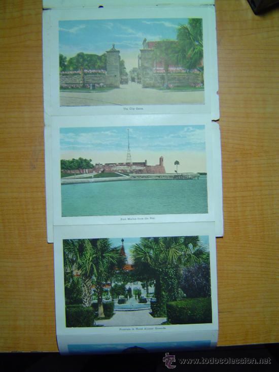 Postales: LIBRITO DE POSTALES ST. AUGUSTINE FLA. - Foto 3