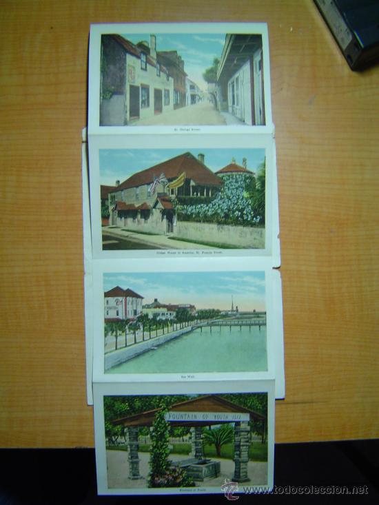 Postales: LIBRITO DE POSTALES ST. AUGUSTINE FLA. - Foto 4