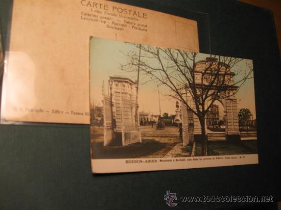 Postais: ARGENTINA - POSTAL ANTIGUA BUENOS AIRES  - MONUMENTO A GARIBALDI - EDI PEDROCCHI