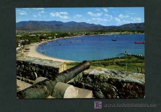 Cartoline: Venezuela. Isla Margarita. *Vista hacia la Bahia de Juan Griego*. Escrita.