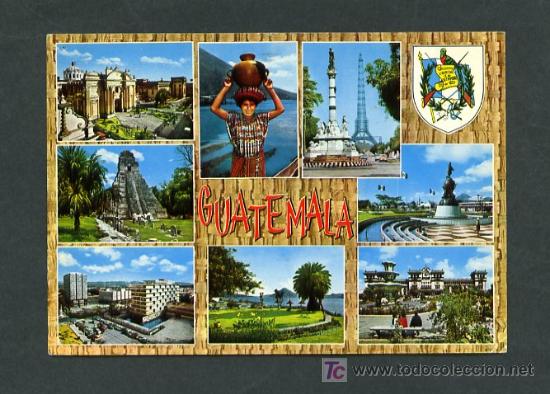 Postales: Guatemala. Circulada 1971. - Foto 1