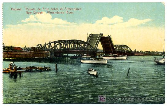 Cartoline: HABANA, PUENTE DE POLE SOBRE EL ALMENDARES,    P24861