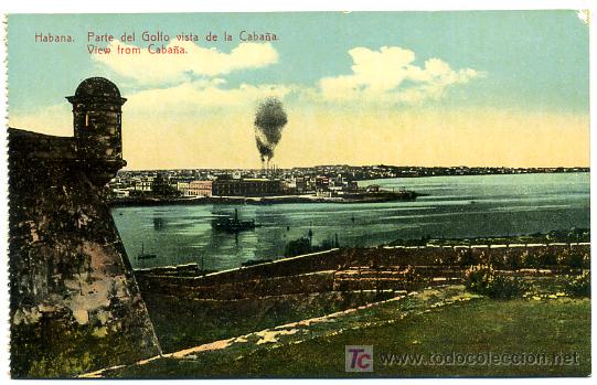 Cartoline: HABANA, PARTE DEL GOLFO VISTA DE LA CABA&Ntilde;A,    P24866