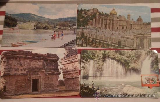 Postales: 4 postales M&eacute;xico escritas - Foto 1