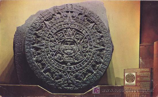 Postales: Tarjeta Postal de Mexico, Calendario Azteca - Foto 1