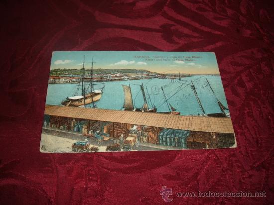 Postais: habana muelle y vista de casa blanca 1913