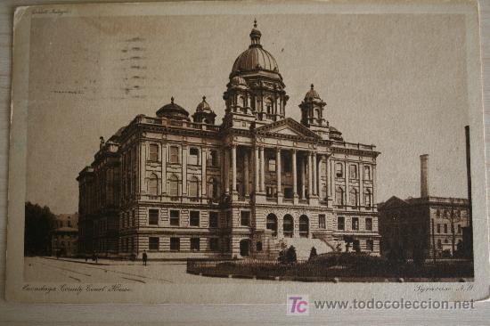 Postales: Antigua Postal  Syracuse N.Y. Circulada 1917 - Foto 1