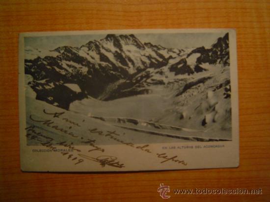 Postales: POSTAL COLECCION MORALES EN LAS ALTURAS DEL ACONCAGUA SIN CIRCULAR