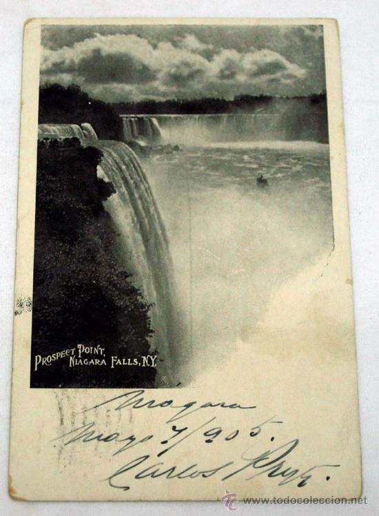 Postales: Postal Niagara Falls cataratas Prospect Point - Foto 1