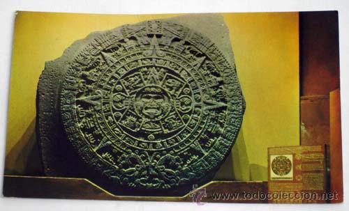 Postales: Postal Calendario azteca M&eacute;xico - Foto 1