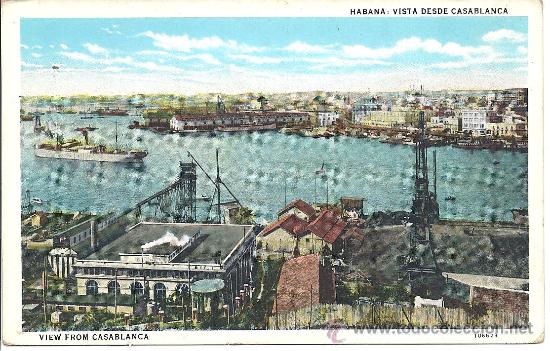 Postkarten: PS1919 HABANA 'VISTA DESDE CASABLANCA'. C. JORDI. SIN CIRCULAR