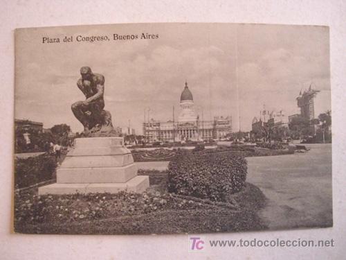 Postais: Antigua Postal : Plaza del Congreso - BUENOS AIRES. n&ordm;377 Ed Ibarra & Sorroch