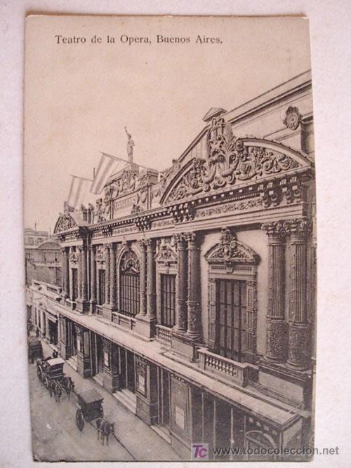 Postkarten: Antigua Postal : Teatro de la &Oacute;pera - BUENOS AIRES. N&ordm;235 Ed Ibarra & Sorroch.