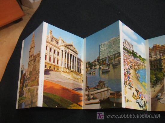 Postales: MONTEVIDEO - URUGUAY - CON VENTANITA CON 10 MINI POSTALES - - Foto 2