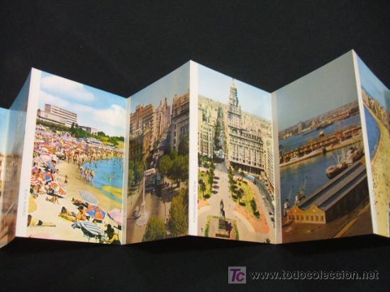 Postales: MONTEVIDEO - URUGUAY - CON VENTANITA CON 10 MINI POSTALES - - Foto 3