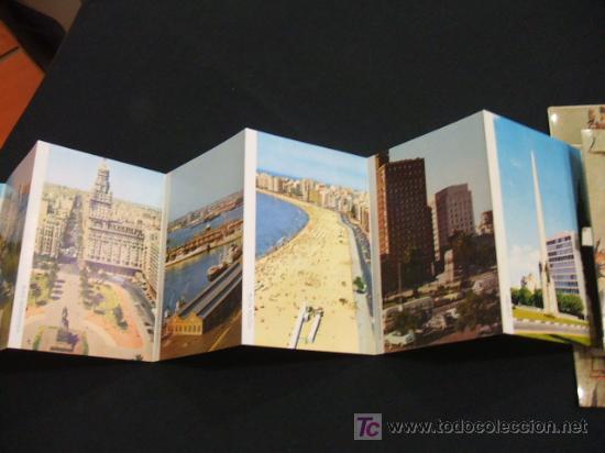 Postales: MONTEVIDEO - URUGUAY - CON VENTANITA CON 10 MINI POSTALES - - Foto 4
