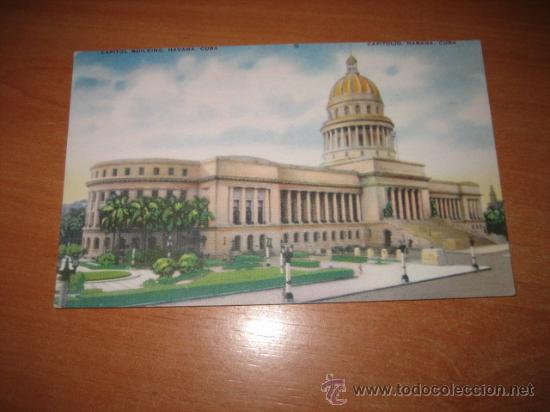 Postales: THE CAPITOL BUILDING  LITOGRAFICA DE LA HABANA