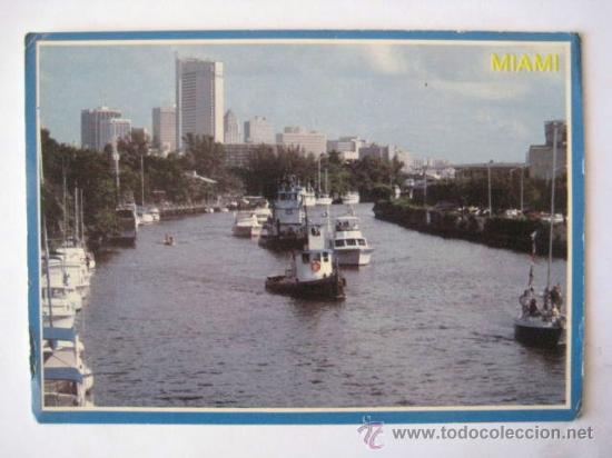 Postales: MIAMI CIRCULADA, SIN SELLO. ENVIO GRATIS&iexcl;&iexcl;&iexcl; - Foto 1