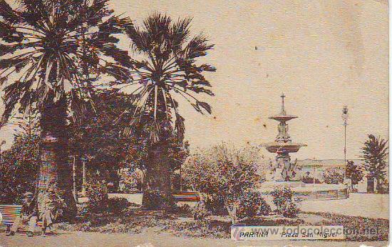 Postales: argentina.  parana  plaza san miguel