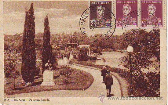 Postcards: argentina. buenos aires. palermo. rosedal