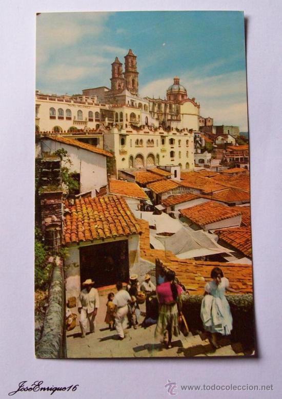 Cartoline: VISTA PANORAMICA TAXCO, GRO. MEXICO, MARCOLOR 1054
