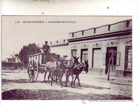 Postales: montevideo - carruaji del campo - Foto 1