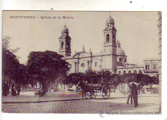 Postales: montevideo - iglesia de la matriz. - Foto 1