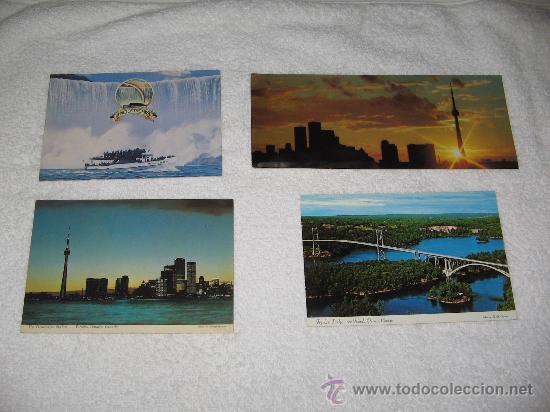 Postales: LOTE DE 4 POSTALES DE CANADA