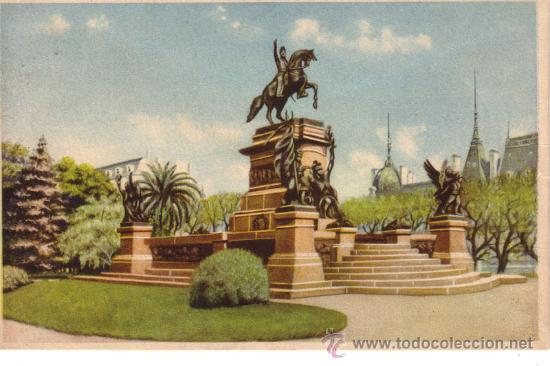 Cartoline: N&ordm; 8874 ARGENTINA MONUMENTO AL GENERAL SAN MARTIN