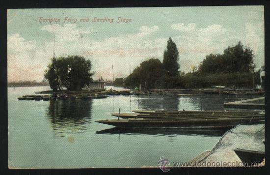Postcards: S-3137- ESTADOS UNIDOS. FOR INLAND POSTAGE. HAMPTON FERRY AND LANDING STAGE