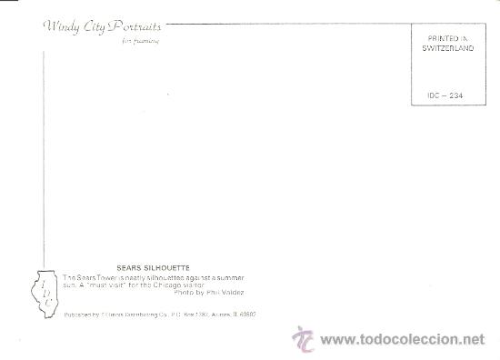 Postales: Chicago. Illinois. The Sears Tower. - Foto 2