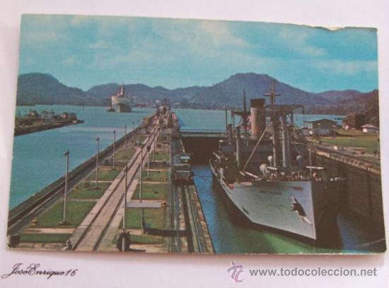 Postais: ESCLUSAS DE MIRAFLORES, CANAL DE PANAMA.