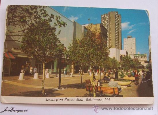 Postales: LEXINGTON STREET MALL, BALTIMORE MARYLAND