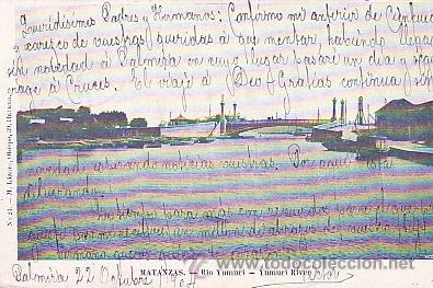 Postales: POSTAL MATANZAS RIO YUMURI - Foto 1