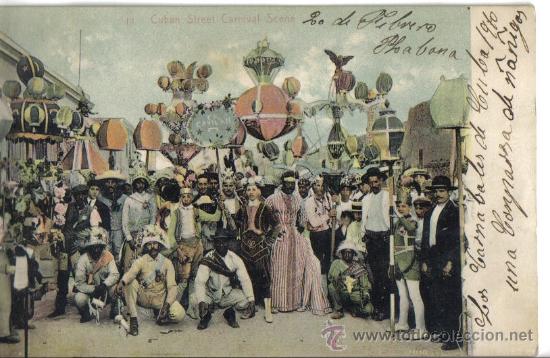 Postales: POSTAL REPUBLICA DE CUBA, CUBAN STREET CARNIVAL SCENE